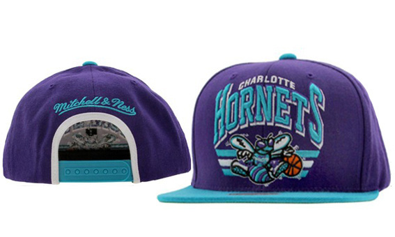 NBA New Orleans Hornets M&N Snapback Hat id15